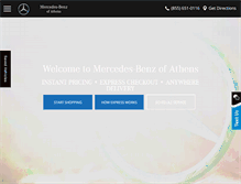 Tablet Screenshot of mercedesbenzofathens.com